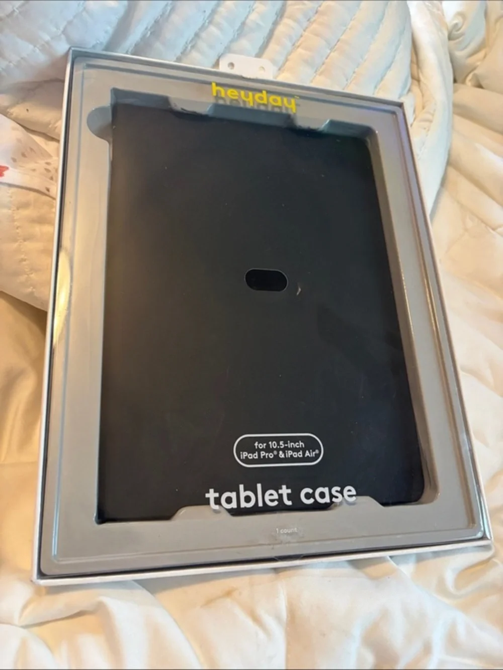 heyday Black soft touch Tablet Case for 10.5-inch iPad Pro & iPad Air New in box